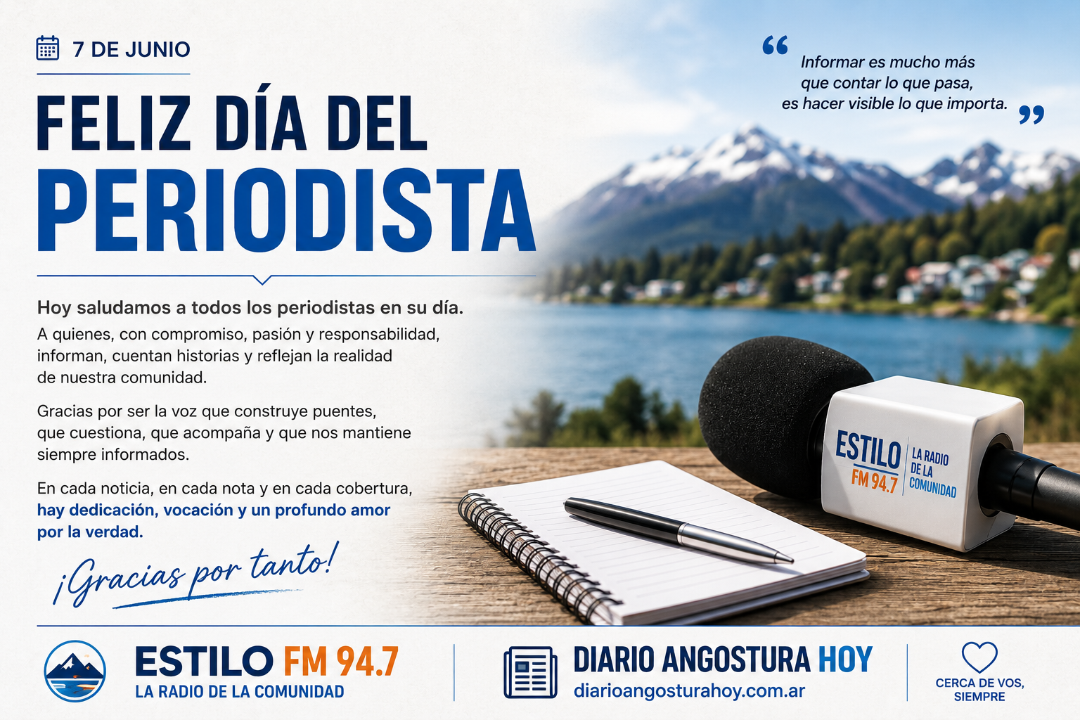 FELIZ DIA DEL PERIODISTA!!!